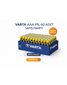 Varta AAA Thin Pen Battery 1.5V Super Heavy Duty R03 Zinc Carbon 2 Pack of 30