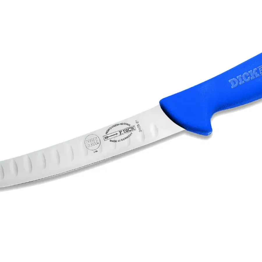 F.Dıck 8 2425 21K Corrugated Trimming, Tenderloin Cutting Knife 21 cm - Ergo Grip