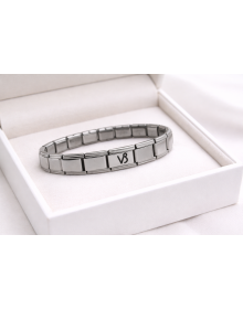 Steel Nomination Bracelet Capricorn | Stainless Steel Zodiac Sign Bracelet | Stylish and Durable Jewelry
