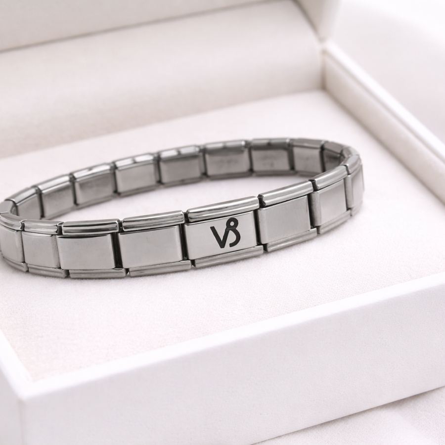Steel Nomination Bracelet Capricorn | Stainless Steel Zodiac Sign Bracelet | Stylish and Durable Jewelry