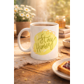 Stay Humble Porcelain Mug MODEL 129 – Minimal Motivation Cup, Stylish Design, Daily Coffee & Tea Cup
