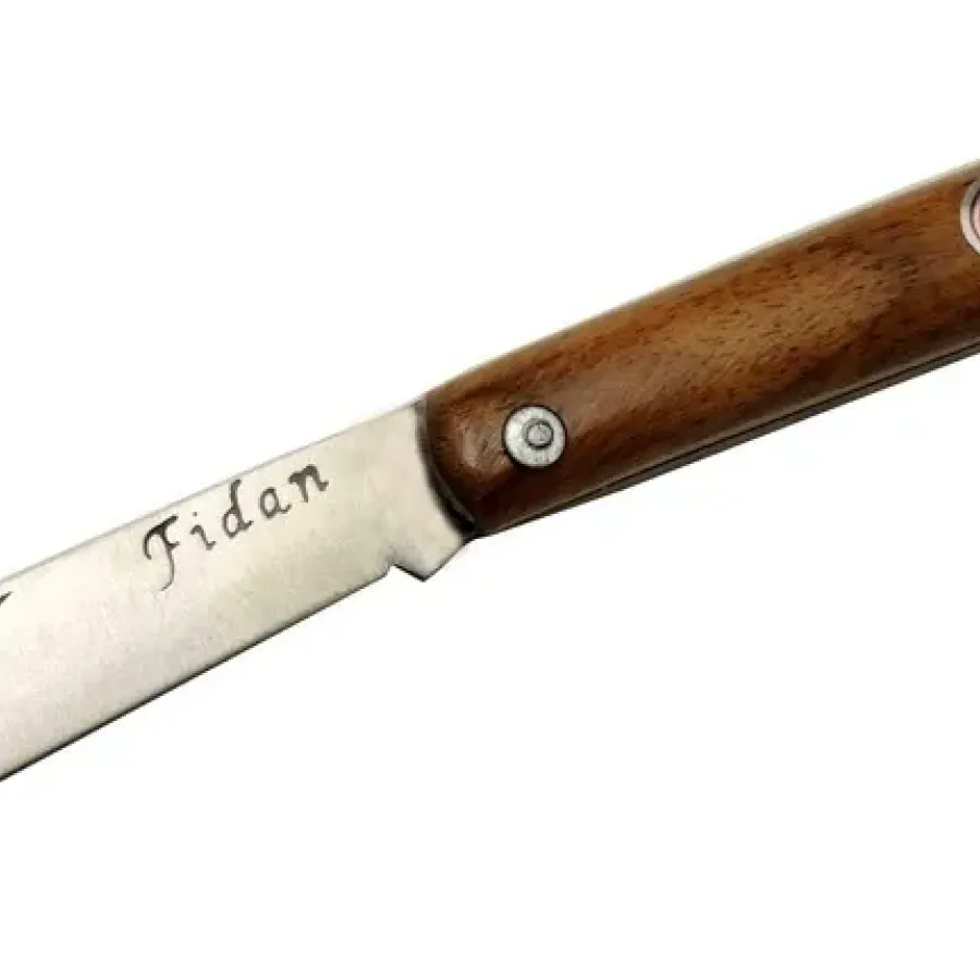 Fidan AS 20 Brown Garden Grafting Knife 18,5cm - Manual, Wooden Handle Fidan AS 20 Brown Garden Grafting Knife 18,5cm - Manual, Wooden Handle