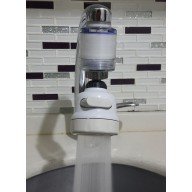 Anti-Limescale with Filter, 360 Degree Rotating Movable Faucet Head - 3 Functions - Cream