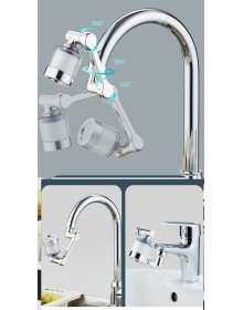 Lime Trapping Robotic Arm Faucet Head with Filter - Kitchen Bathroom Faucet Extension Tip