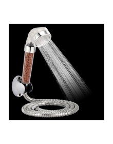 Shower Head Set with Filter and Water Saving Purification, Beaded Head, Hose and Joint Set