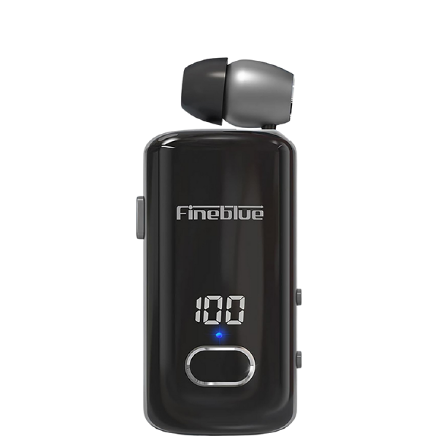 Fineblue F580 – Clip-on Bluetooth Headset, Noise Canceling, Long Battery Life