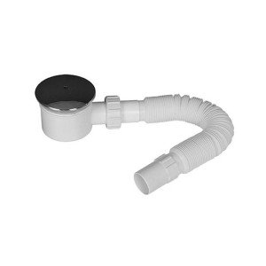 Flat Shower Tray Siphon 50 mm Bellows