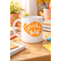 Dream Big Written Porcelain Mug MODEL 135 – Motivational Themed, Warm Design, Coffee & Tea Cup, Gift Idea Dream Big Written Porcelain Mug MODEL 135 – Motivational Themed, Warm Design, Coffee & Tea Cup, Gift Idea