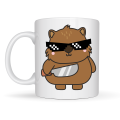 Cool Teddy Bear Design Porcelain Mug MODEL 84 – Fun, Charismatic and Attractive Coffee Cup Cool Teddy Bear Design Porcelain Mug MODEL 84 – Fun, Charismatic and Attractive Coffee Cup