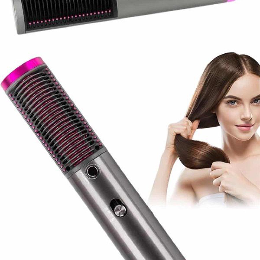 Blow Dryer Comb Straightener Ceramic Coating Blow Dryer Hair Dryer