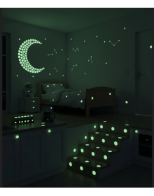 Phosphorescent Sticker Stardust Labels That Glow in the Dark