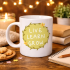 Live Learn Grow Motivational Cup MODEL 133 – LIVE, LEARN, GROW Inspiring Design, Porcelain Mug, Coffee & Tea Cup with Positive Message