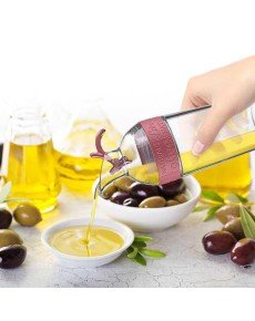 Glass Oil Pot Fresh Measured Oil Bottle Oil Pot