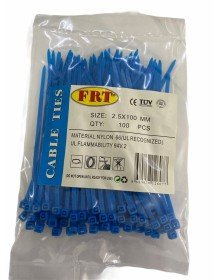 FRT Blue 2.5x100 Cable Tie