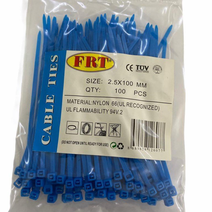 FRT Blue 2.5x100 Cable Tie FRT Blue 2.5x100 Cable Tie