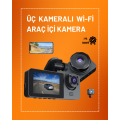 Full HD Resolution Three-Camera In-Car Camera – Parking and Driving Safety