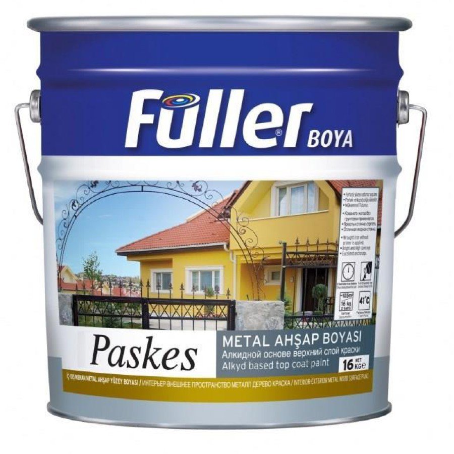 Paskes Synthetic Metal Paint 0,75 Kg Grass