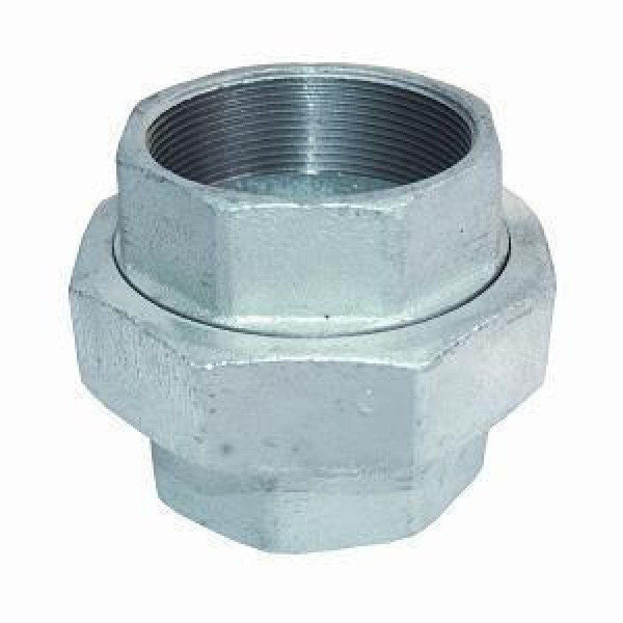 Galvanized Conical Union 1 1/2