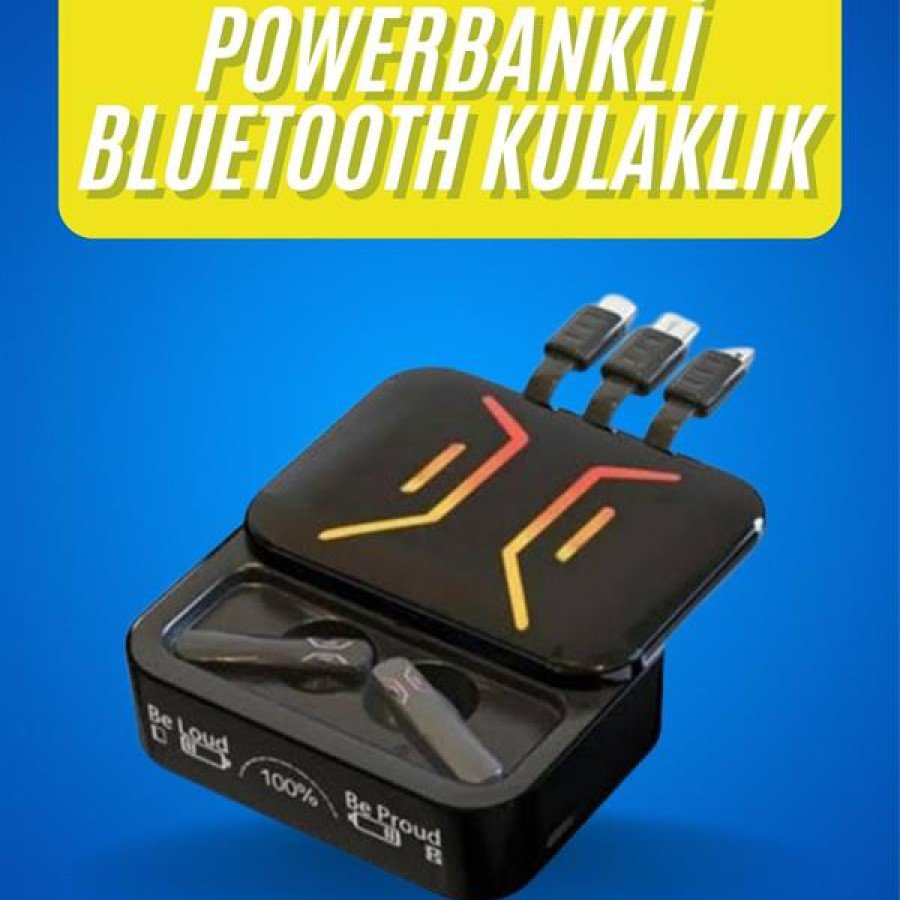Bluetooth Headset Built-in Powerbank Wired Low Latency Bluetooth 5.2