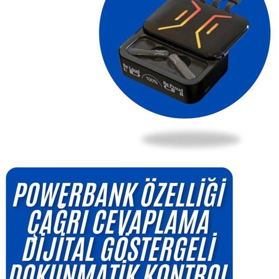 Bluetooth Headset Built-in Powerbank Wired Low Latency Bluetooth 5.2