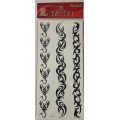 Temporary Tattoo Template Set of 3 - M071