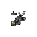 1080p Front + 720p Rear & Interior Camera – Water Resistant Vehicle Security Camera