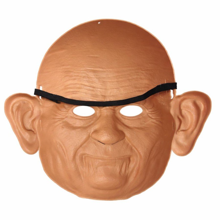Realistic Old Man Mask – Latex Look Plastic Horror Mask