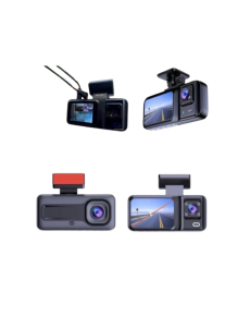 Full HD Vehicle Camera with Rear View Support – Advanced 3-Camera Recording Solution