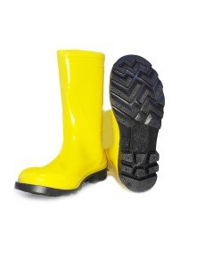 Gezer PVC Short Boots Yellow Size 38