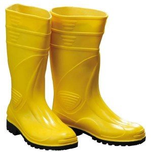 Gezer PVC Long Boots Yellow Size 40