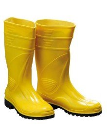 Gezer PVC Long Boots Yellow Size 42