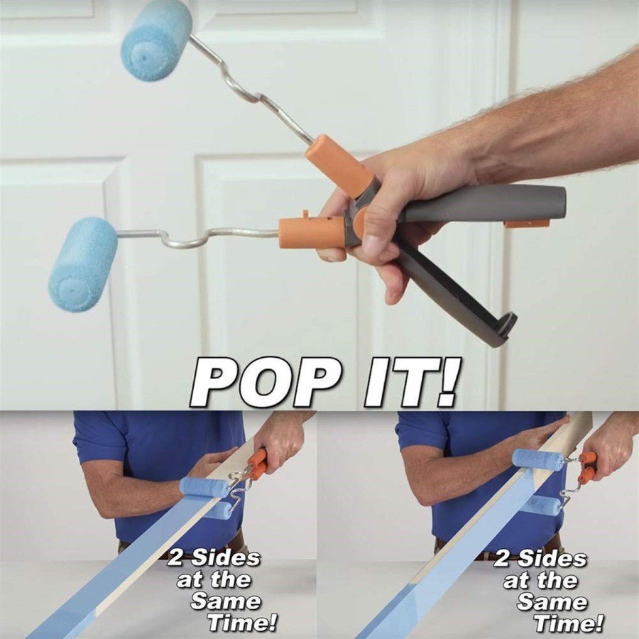 Glide Drip-Proof Paint Roller Can Be Used in Corners and Flat Floors Glide Drip-Proof Paint Roller Can Be Used in Corners and Flat Floors