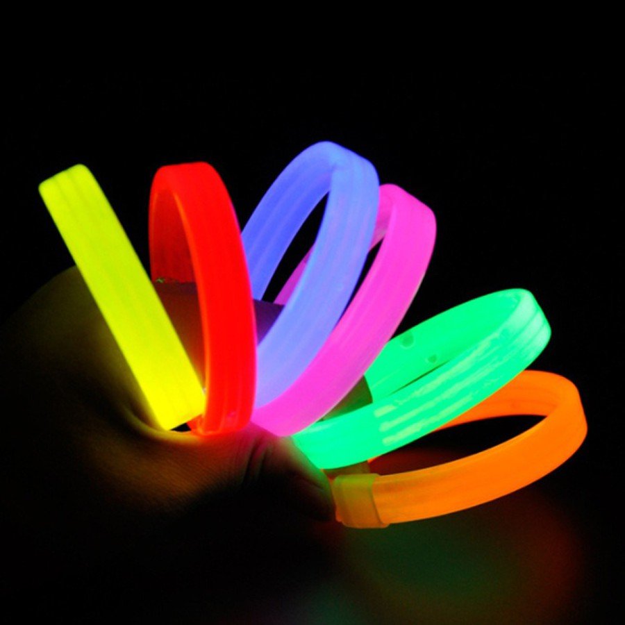 Glow Party Highlighter Extra Thick Bracelet 6 Colors Set of 6 – Printable