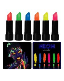 GlowPaint 6-Pack Neon Paint – Makeup Set That Glows in UV Light