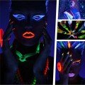 GlowPaint 6-Pack Neon Paint – Makeup Set That Glows in UV Light GlowPaint 6-Pack Neon Paint – Makeup Set That Glows in UV Light