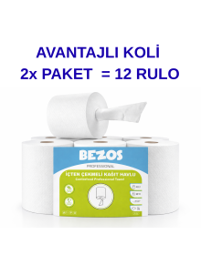 Professional Self-Pull Paper Towel 2 Boxes | 12 Rolls | Industrial Use