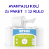 Professional Self-Pull Paper Towel 2 Boxes | 12 Rolls | Industrial Use