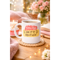 You re Limited Edition  YOU ARE UNIQUE  Written Porcelain Mug MODEL 152 – Motivational Themed, Special Design Coffee & Tea Cup
