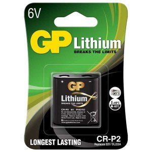 GP CR-P2 6V Lithium Battery GP CR-P2 6V Lithium Battery