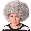 Gray Color Fluffy Bonus Wig Afro Hair Extensions