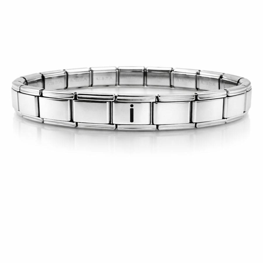 Letter I Steel Bracelet – Personalized Initial Bracelet – Stainless Steel Elegant Bracelet Letter I Steel Bracelet – Personalized Initial Bracelet – Stainless Steel Elegant Bracelet