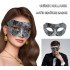 Silver Antique Face Mask - Antique Style Ball Mask