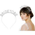 Silver Plated Crystal Stone Bride To Be Bridal Crown 16x17 cm Silver Plated Crystal Stone Bride To Be Bridal Crown 16x17 cm