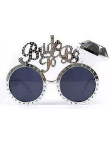 Silver Color Bride To Be Written Bridal Glasses 15x10 cm