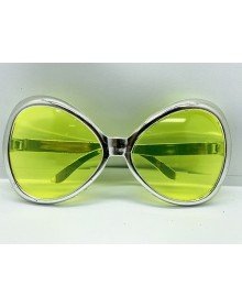 Silver Color Yeşilçam Nostalgia 80s 90s Party Glasses 7x16 cm