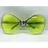 Silver Color Yeşilçam Nostalgia 80s 90s Party Glasses 7x16 cm