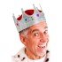Silver Color Adult Child Compatible King Crown Royal Crown 60 cm
