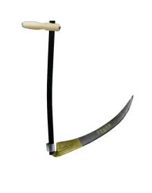 Günas Complete Scythe - 6 Piece Set with Metal Handle - Wooden Handle 75 cm