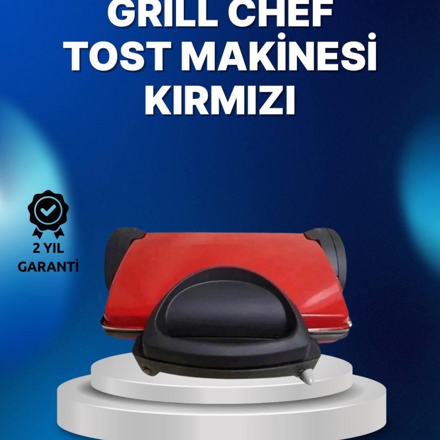 Toaster Red Cast Iron Plate 6+ Slices Multi Capacity Grill