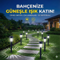Güneş Enerjili Bahçe Lambası Plastik Saplama 10lu Set Güneş Enerjili Bahçe Lambası Plastik Saplama 10lu Set